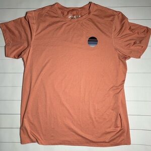 Marine Layer Shirt Mens Marge M/L Salmon Color Sport Activewear